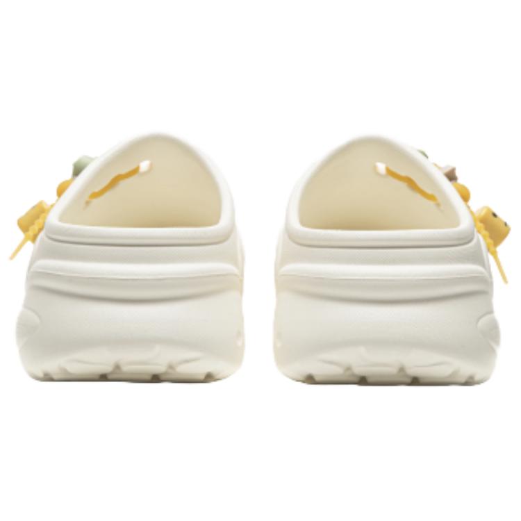 Li Ning Capsule Toy Shoes EVA Clogs Unisex Mother Of Pearl White AGAW019-1