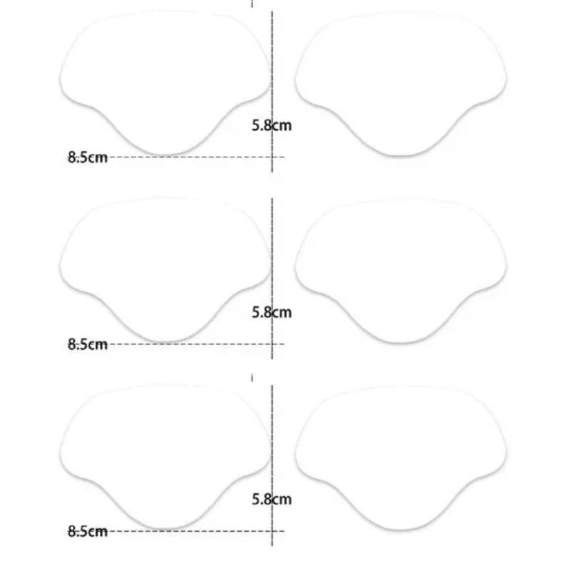 Heel Repair Subsidy Sticky Shoes Hole Sneakers Insoles Patch Heel Pads Heels Sticker Protector Foot Care Anti-Wear Inserts 2/4/6 PCS