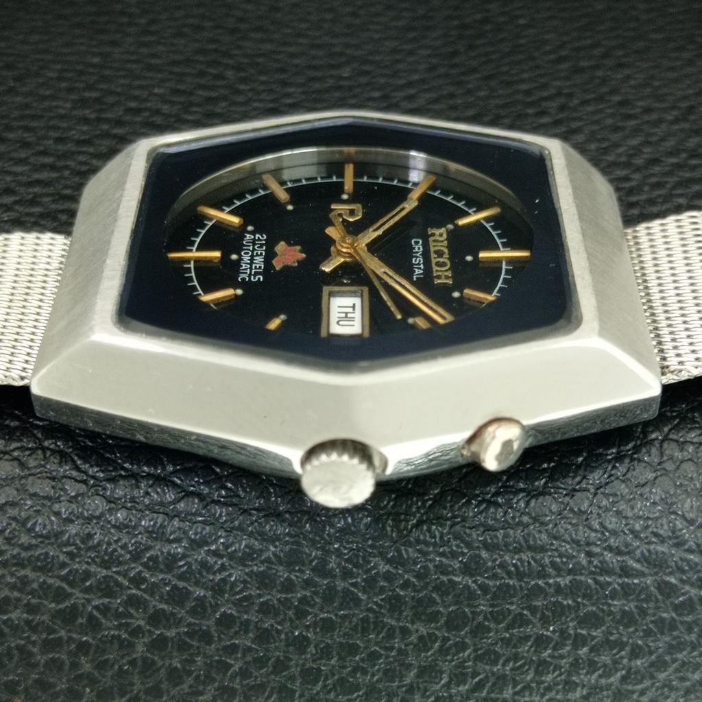 VINTAGE RICOH R31 AUTOMATIC JAPAN MENS ORIGINAL DIAL WATCH a707906-1
