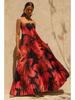2026 Strapless Pleated Long Dress - Women's European & American Style