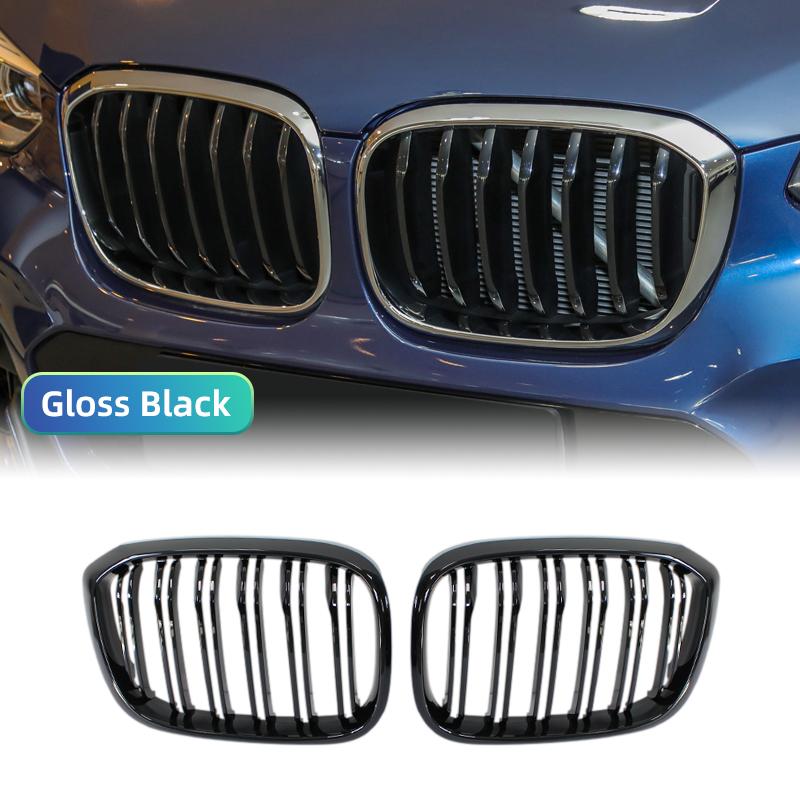 

Glossy Black Car Front Kidney Replacement Grille Grill for BMW G01 G08 X3 G02 X4 2018-2025 Front Grille Racing Grills
