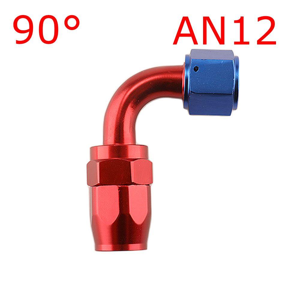 Universal AN4/AN6/AN8/AN10/AN12 Straight 0°/45°/90°/180° Degree Oil Fuel Swivel Hose End Fitting CPE Oil Hose End Adaptor Kit
