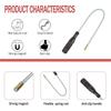 Strong Magnetic Pickup Rod with Suction Tip Flexible Bendable Snake Retrieve Lost Items From Drains Under Machinery