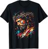 Crown of Thorns Jesus Graffiti Art T-Shirt Design