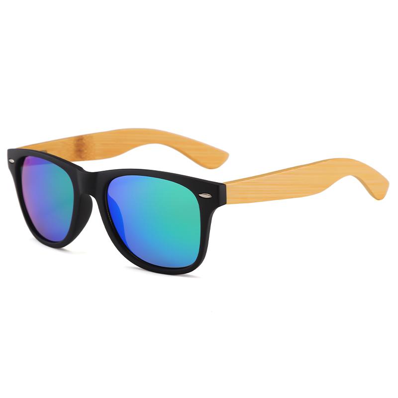 Fashion Wooden Vintage Square Sunglasses Retro Men Women Luxury Brand UV400 Outdoor Driving Fishing