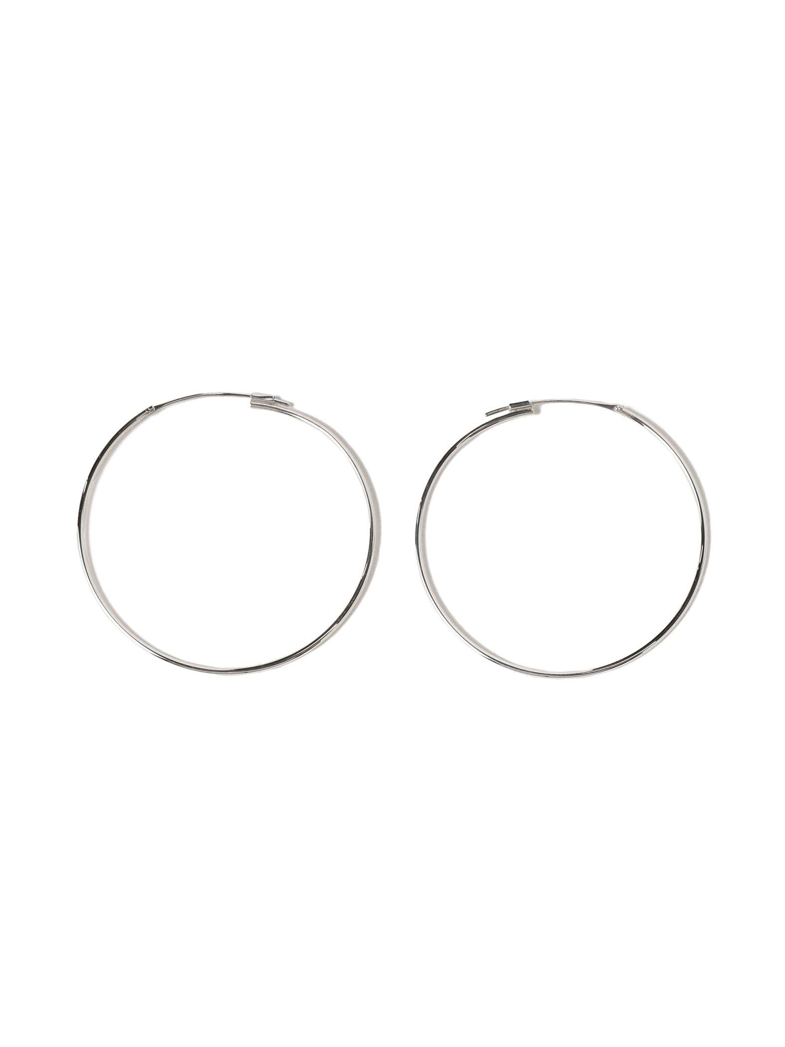 

Аксесуари Срібло 925 Сережки-кільця Великі СРІБЛО БЕЗКОШТОВНО [BEAMS BOY] Жіночі срібний