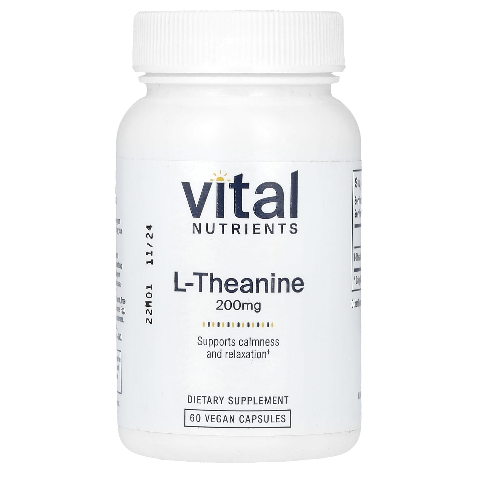 

L-Theanine, 200Mg, 60 Veggie Caps