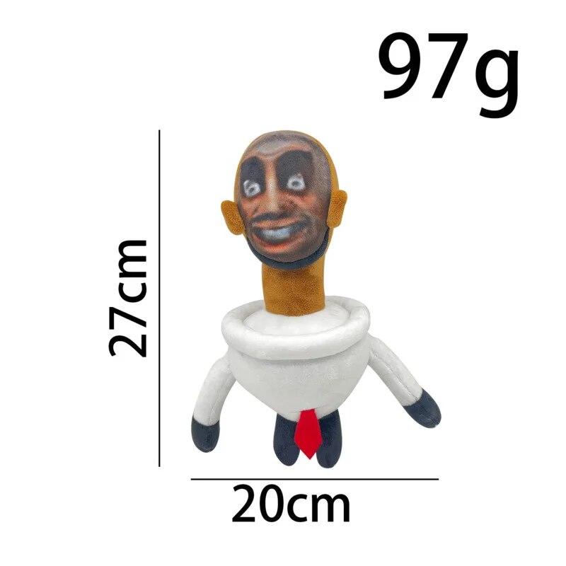 1/6/12PCS Skibidi Toilet Plush Toy Titan Tv Man  Boss Toilet Cartoon Dolls Stuffed Soft Doll Christmas Birthday Gift For Kids