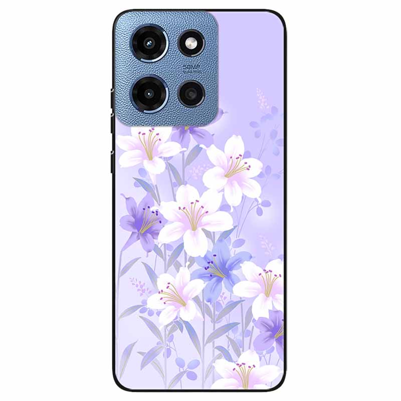 Phone Cases for Moto G 2025 5G Case Flowers Printing Silicone TPU Soft Covers for Motorola Moto G 2025 Back Shell For Moto G 5G