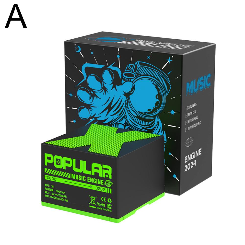 

Wireless Bluetooth Speaker 5.0 Mini Audio Portable Speaker Full-Range Stereo Sound USB Rechargeable HIFI Player For Laptop PC