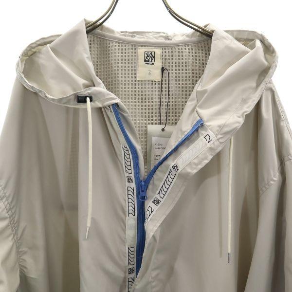 Brand new VAST222 18ss V181-01 RAIN COAT Made in Japan Raincoat Hood Gray Men's Used