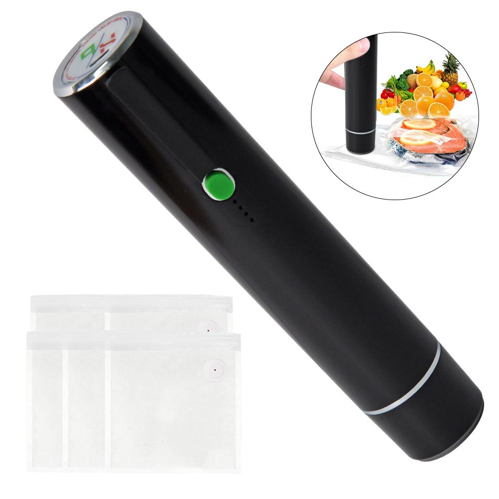 Handheld Vacuum Sealer Machine Portable USB Type-C Charging Cordless 2-in-1 Automatic Food Vacuum
