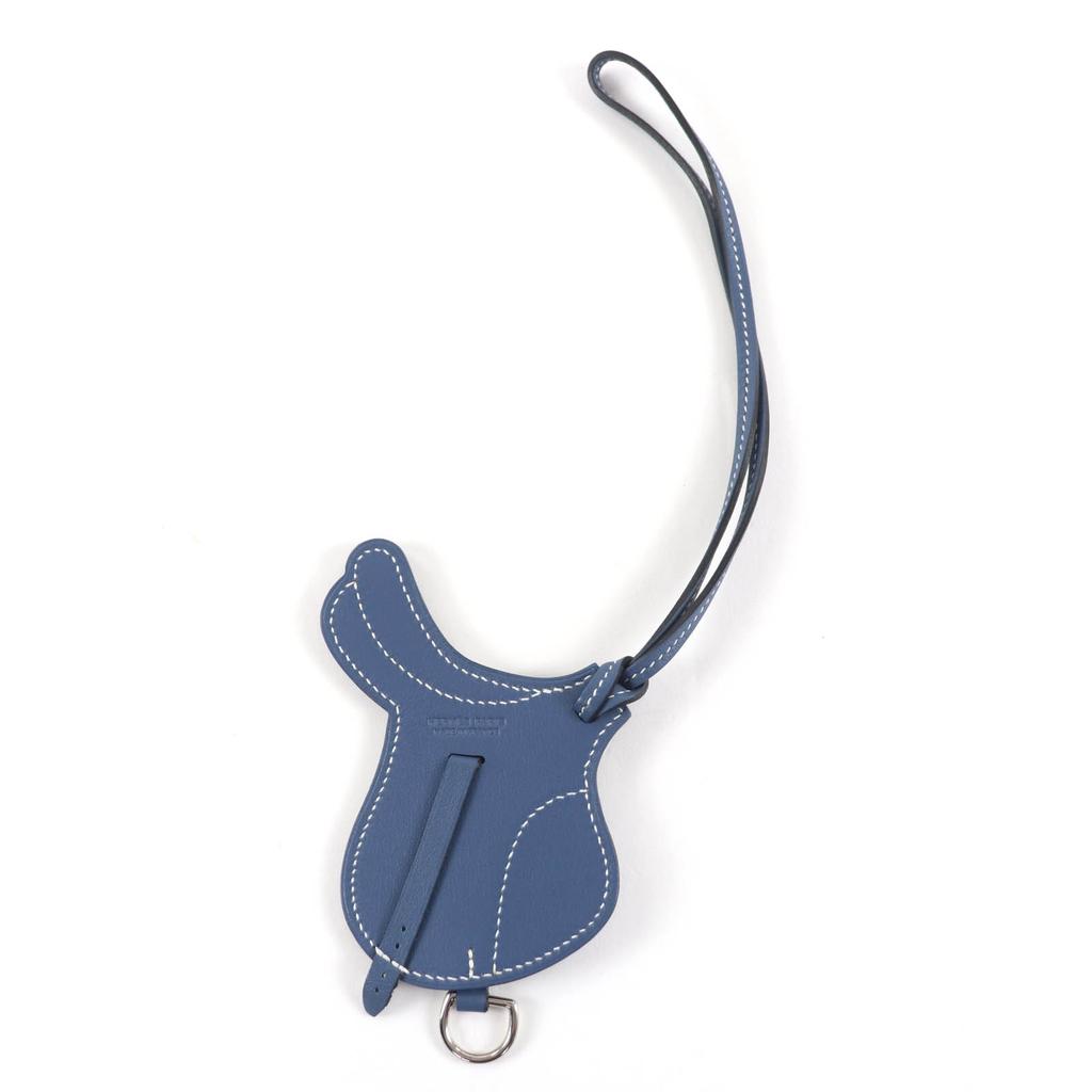 Excellent HERMES Bag charm Paddock Sailor Charm Vaux Swift Leather Women Used