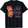 Blessed By God - Loved By Jesus Butterfly T-Shirt