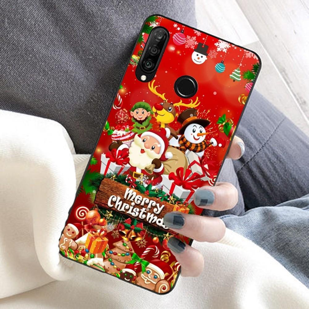 Merry Chrismas Phone Case For Huawei Honor 10 Lite 9 20 7A Pro 9X Pro 30 Pro 50 Pro 60 Pro 70 Pro Plus