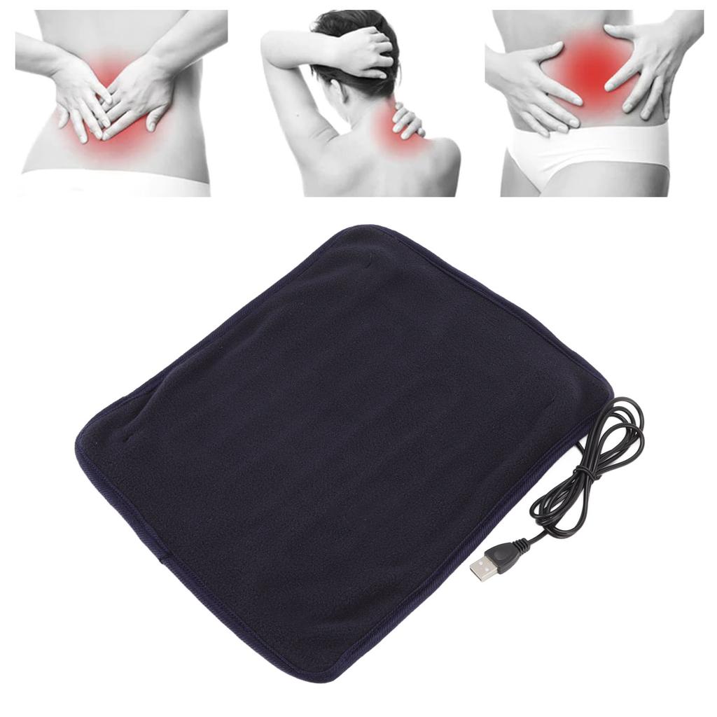 Portable USB Heating Pad Shoulder Neck Leg Waist Heating Pads with Multi Temperature Adjustment Timing