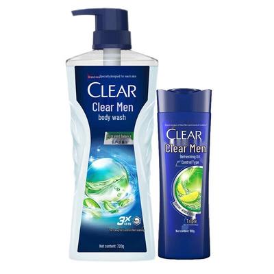 CLEAR Men's Oil Control Hydrating Shower Gel