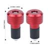 Motorcycle Handlebar End Plugs 2X Alloy Handlebar Grips Caps Motorbike Grip Plug Handle Bar Slider Caps Weight Plugs For