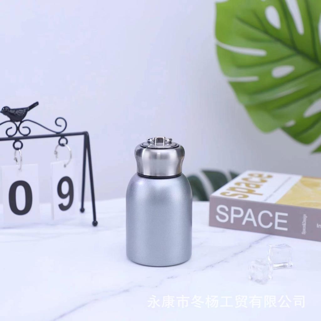 Guochao Mini Xiaopangding Thermos Cup with Pull Ring Convenient Pocket Cup Simple Fashion Cup Company Gifts