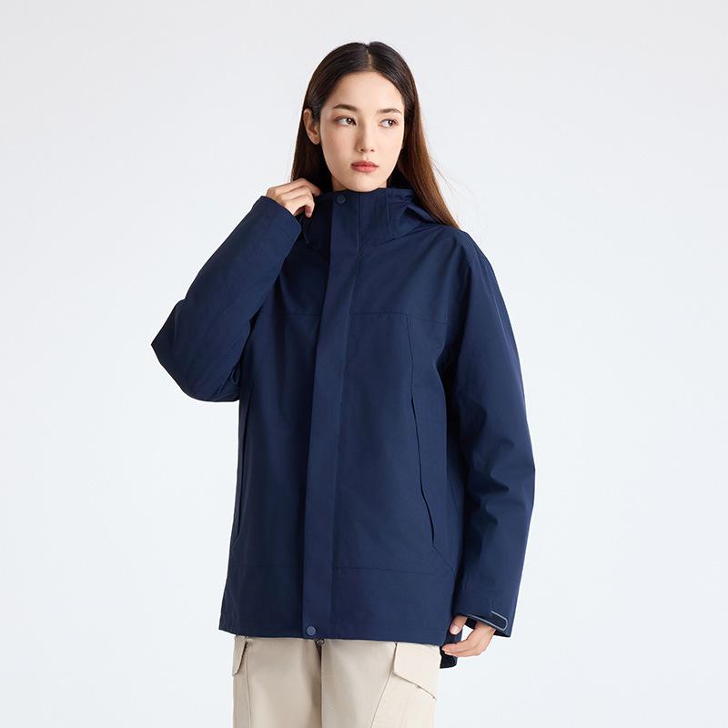 Couple Jacket Down Jacket Women's 25 New Windproof Three-in-one Removable Liner Tooling Jacket