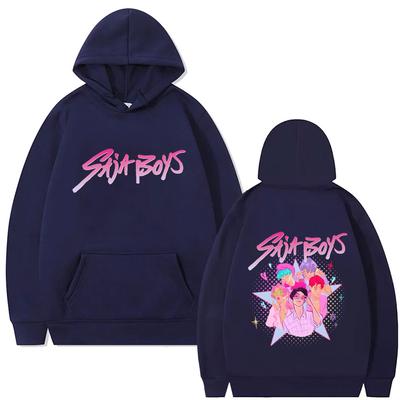 Film KPop Dämonenjäger Saja Boys Grafik Hoodie Herren Damen Koreanischer Modetrend Streetwear Männlich Vintage Pullover Hoodies