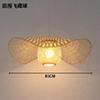Japanese Style Bamboo Woven Pendant Light for Restaurant, Hotel, B&B, and Hallway Decor