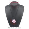 2026 Neue Sommer Trendige Harzblume Lange Halskette für Damen Minimalistisch Bunte Blumige Verstellbare Halskette Tägliche Wear Schmuck