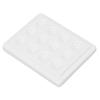 12 Wells Porcelain Paint Palette Dustproof White Watercolor Paint Palette for Nail Art Painting
