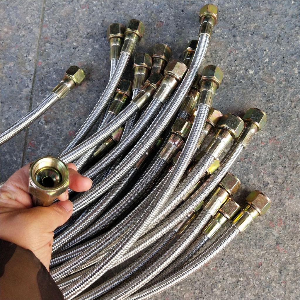 Stainless Steel Braided PTFE Flexible Hose - Acid and Alkali Resistant