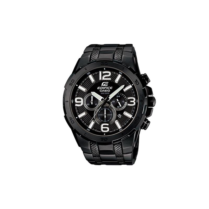 

Casio EDIFICE Series Black Samurai Three Needles Three Eyes Unicorn Imitation Tire Pattern Date Display Gentleman Business Casual EFR-538BK-1AV чёрный