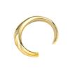 3 Pcs Gold Plated Bangle Bracelets for Women, Big Stackable Bangles, Adjustable Open Cuff Bracelet, Minimalist Accessories