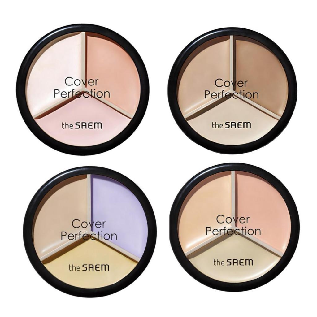 [The Saem] Cover Perfection Triple Pot Concealer 13.5g