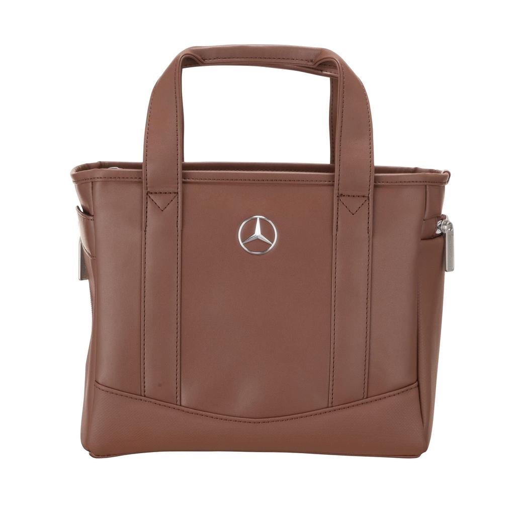 Mercedes-Benz Collection Genuine Titleist Round Tote Bag, Traditional Brown
