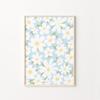 Flower Wall Art Canvas Print Natural Pastel Daisies Floral Illustration Poster Botanical Market Living Room Bedroom Decoration