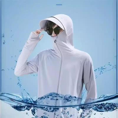Unisex Outdoor Ice Silk Sun Protection Jacket – Lightweight, Breathable, and Cool for Summer Activities