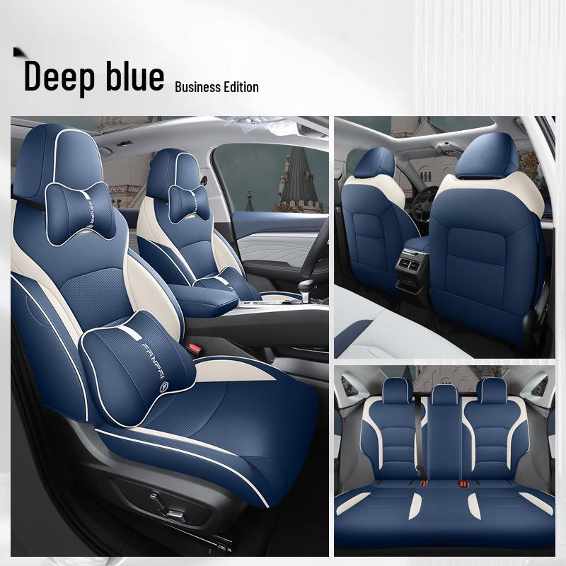 Xingrui Universal Leder Autositzbezug - Vier Jahreszeiten, Vollumfassend, Fünfsitziges Kissen.