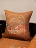 Cotton Linen Cushion Cover Crab-apple Flower Bird Embroidery Throw Pillow Case Decorative Covers For Living Room Sofa Home Decor