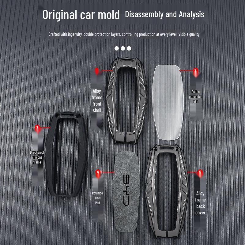 2025 BYD Tang DMi/EV Schlüsselhülle: Unisex Schutzschale