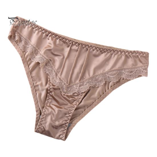 

Женские трусы с низкой талией, бесшовные, с цветочным кружевом, шелковистые, эластичные, повседневные, для медового месяца, брачной ночи, стринги S