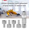 Airbrush Quick Disconnect Accessories 1/8inch Female and Male Coupling Disconnect Adapter Kit Male Fitting Parts