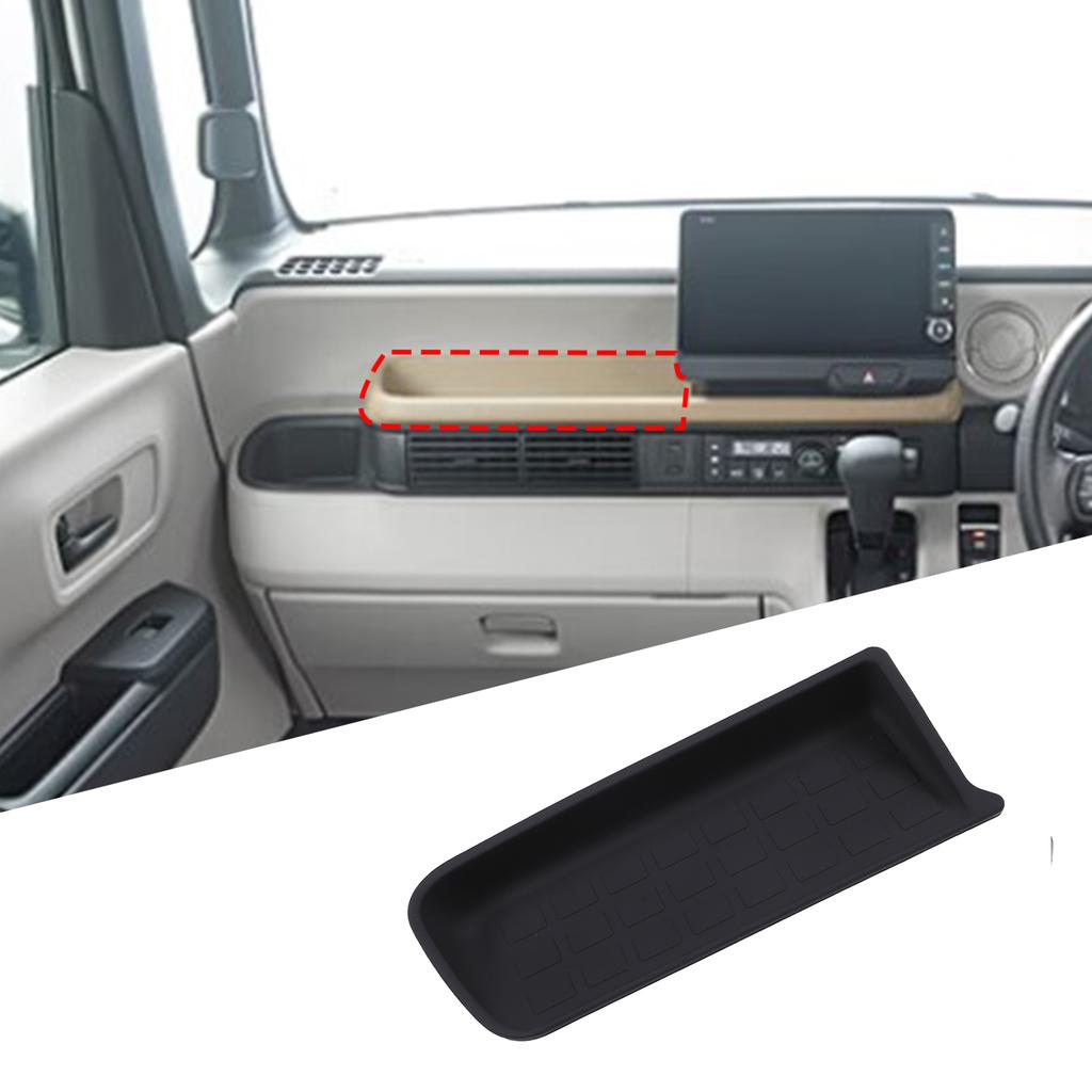 For Honda N-BOX JF5 JF6 -2024 TPE Black Car Central Control Storage Box Door Handle Storage Box Car Accessories