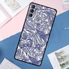 Paisley Pattern Case For Samsung Galaxy S24 Ultra S21 S22 S23 S25 Ultra S9 S10 Plus S20 FE S25 FE Back Cover