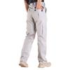 FR Pants for Men, 100% Cotton, Flame-Resistant Cargo Pants with Multi-Pockets and Elastic Waist, Reinforced Tear-proof Stitching, Ideal for Welding