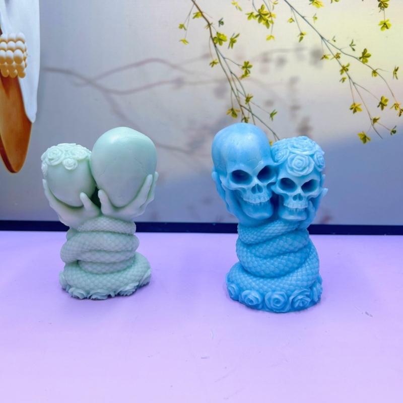 

Rose Skull Snake Silicone Molds Multipurpose Silicone Mould Baking Tool for Handmade Soap Chocolate J0MC China Mainland