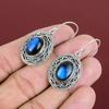 Labradorite Earring 925 Sterling Silver Earrings Gemstone Earring Decent Jewelry Handmade Vintage Earring Engagement Gift Birthstone Jewelry