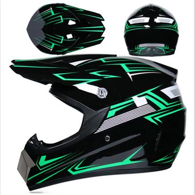 4 Pcs Light Weight Off Road Helmet DOT Approved MTB Helmet Full-face Helmet  Youth and Adults