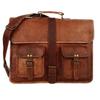 Clasic Men's Genuine Vintage Brown Leather Messenger Shoulder Laptop Bag Satchel