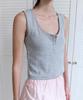 ANDNEEDS Lazy Punching Sleeveless (Melange Gray)