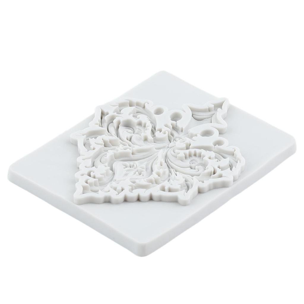 Barockstil Silikonform Relief Blume Fondantformen Kuchen Dekorationswerkzeuge Themenkuchen Dessert Dekoriert Schokoladenbonbonform