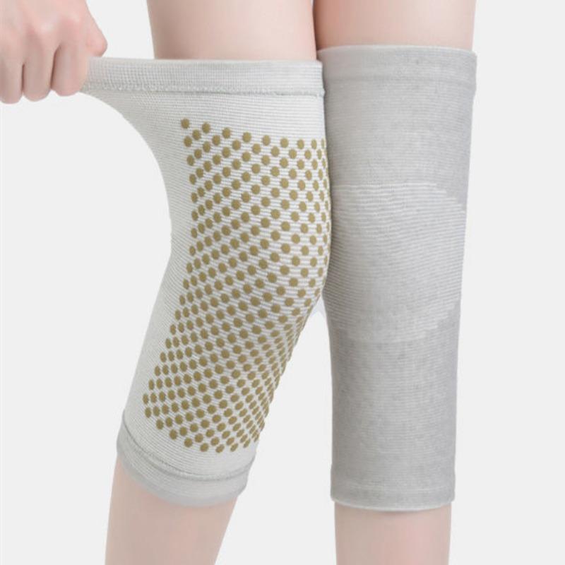 Spring Sports Warm Knee Pads Four-sided Elastic Lattice Foam Knee Leg Covers Middle-aged and Elderly Joints Cold Protection Knee